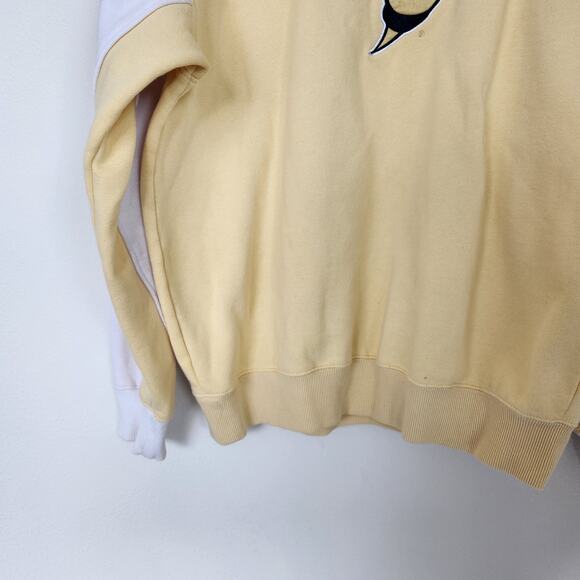 Vintage Georgia Tech Yellow Jackets 1/4 Zip Pullover Sweatshirt XL - Picture 8 of 9